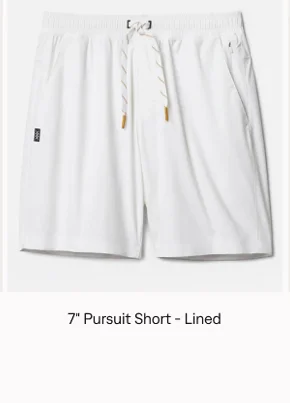 7" Pursuit Short - Lined