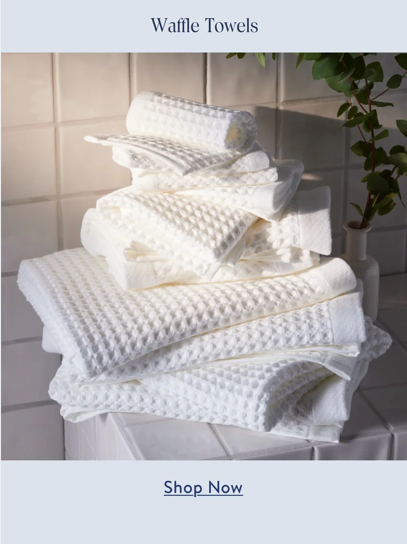 Waffle towels