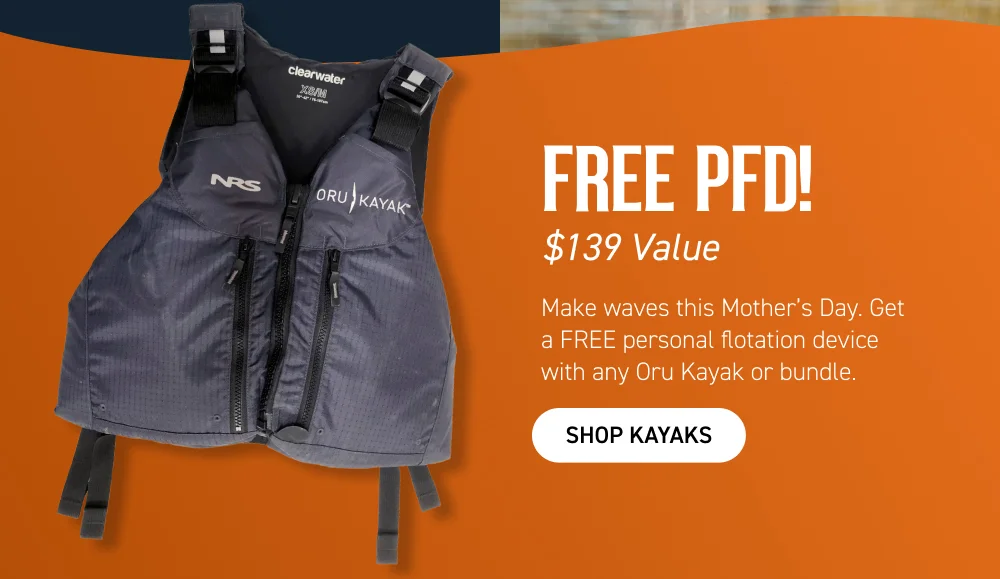 Free PFD with kayak purchase