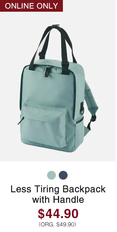 Shop $5 Off Less Tiring Backpack with Hande
