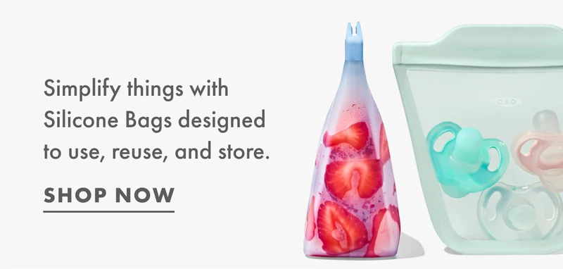 Simplify things with Silicone Bags designed to use, reuse, and store. | SHOP NOW