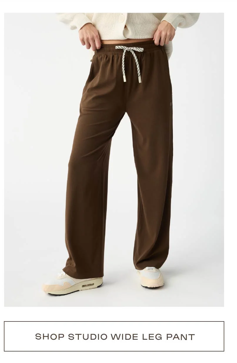Shop: Studio Wide Leg Pant
