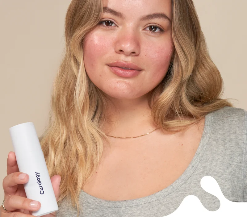 Woman holding Custom Formula