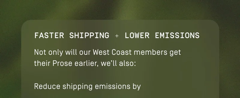 Always made to order. Never made to waste.