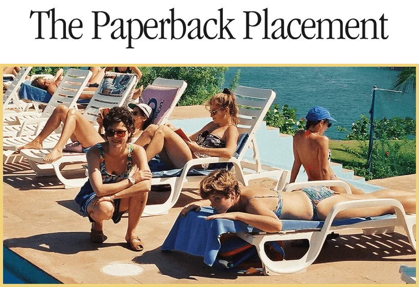 The paperback placement