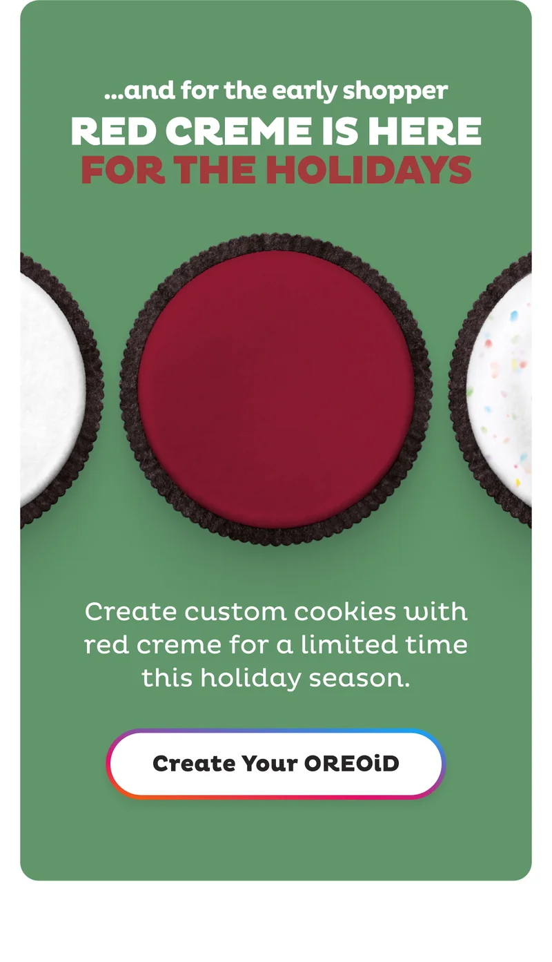 Shop red creme for the holidays