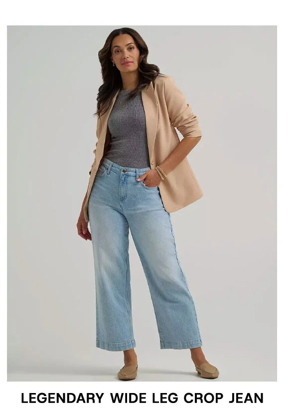 Legendary Wide Leg Crop Jean