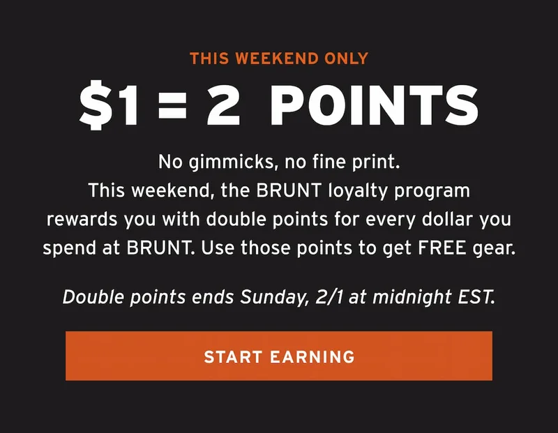 Earn 2x points