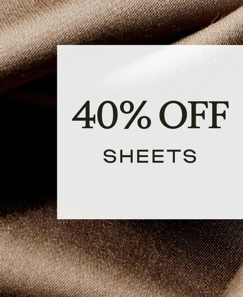 40% off sheets