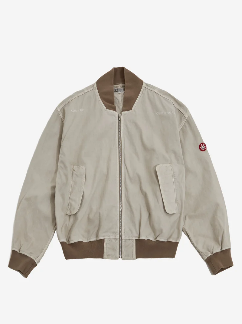Image of C.E Cav Empt Overdye Duck Zip Jacket - Beige