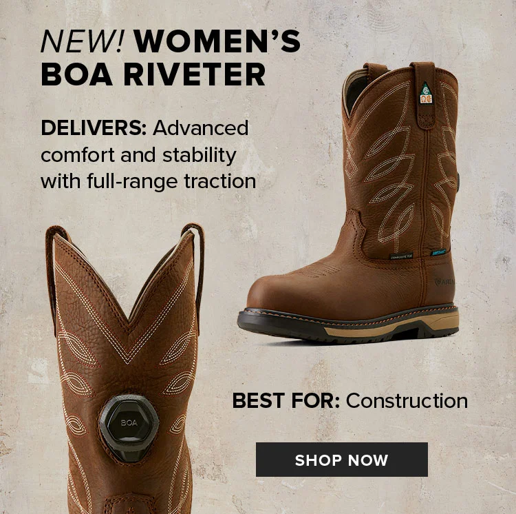 NEW! WOMEN'S BOA RIVETER