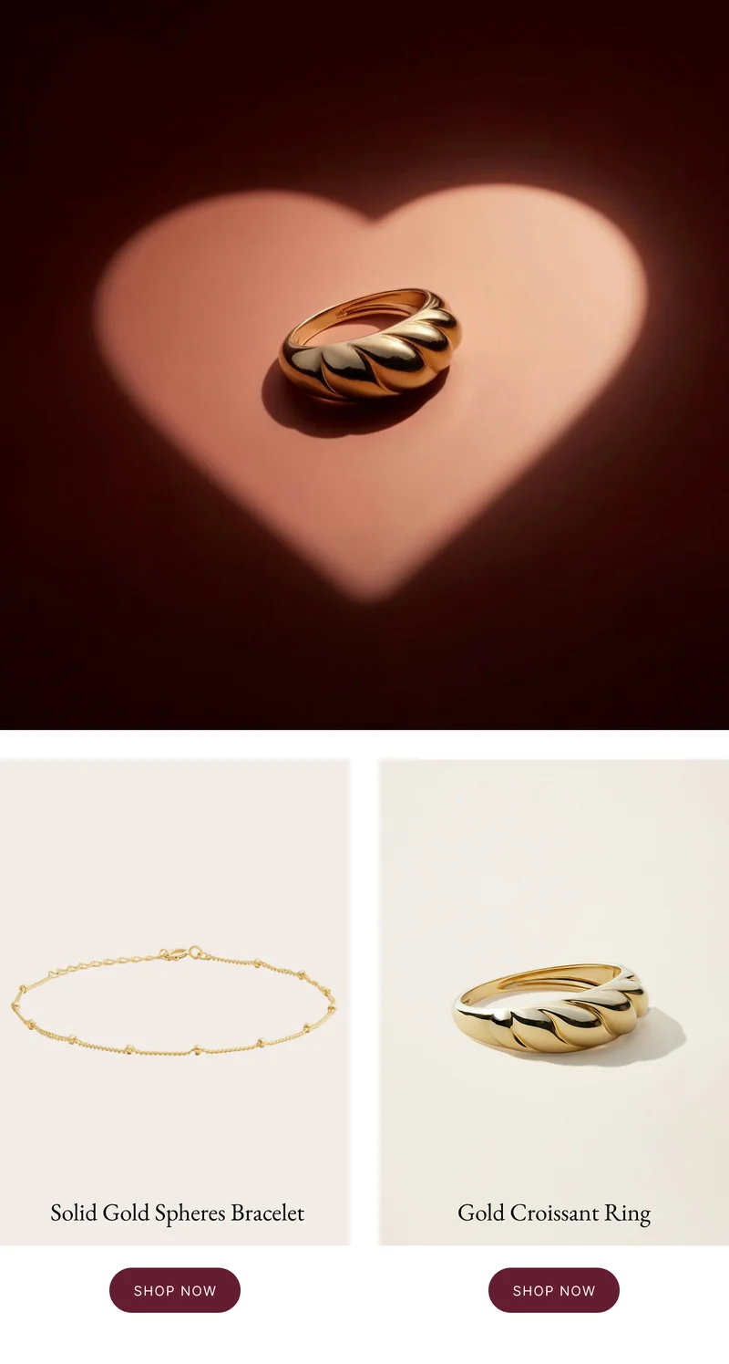 Jewelry for Valentine's