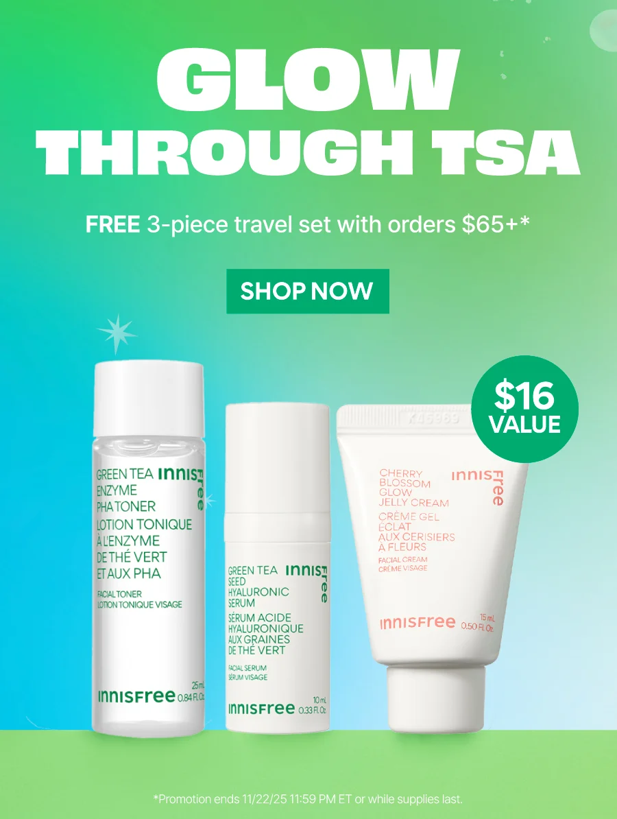 FREE 3-PIECE TRAVEL SET WITH ORDERS $65+