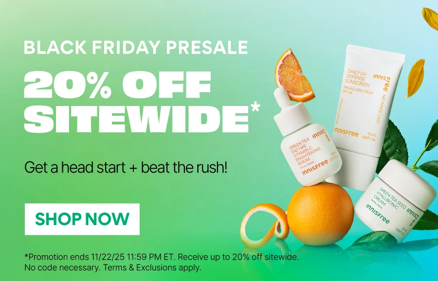 BLACK FRIDAY PRESALE: 20% OFF SITEWIDE