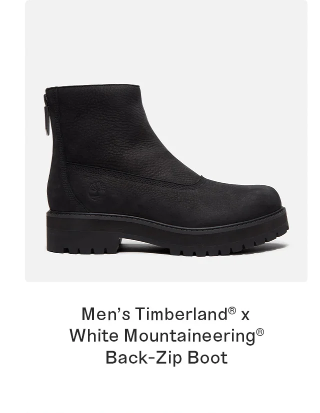 Men's Timberland x White Mountaineering Black-Zip Boot
