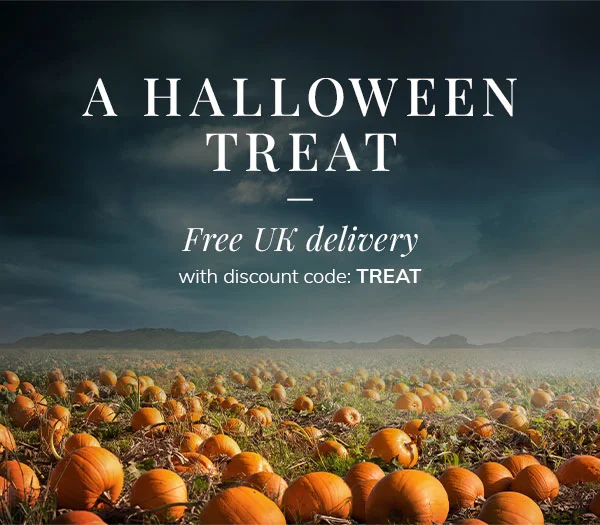 A halloween treat, free UK delivery with code discount code