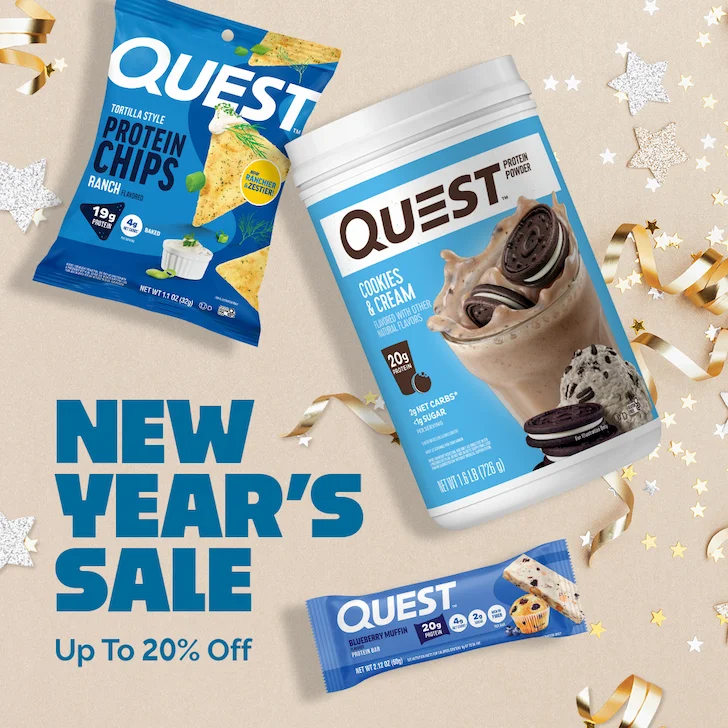 Quest Nutrition - New Year's Sale