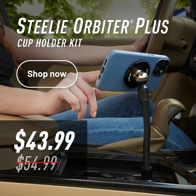 Steelie® Orbiter® Plus Cup Holder Kit