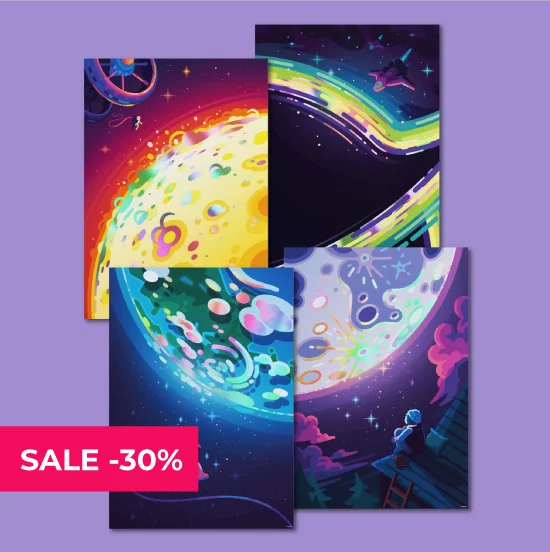 Cosmic Quartet Poster Bundle