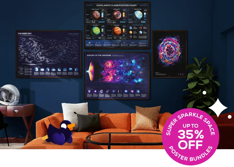Up to 35% off Space Poster Bundles