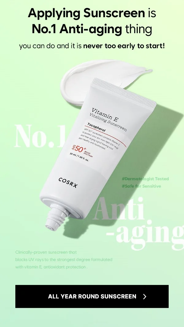 applying sunscreen is no 1 anti aing thing