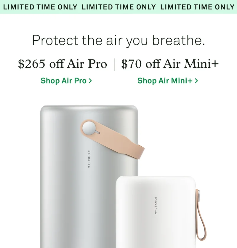 Limited time only: $265 off Air Pro | $70 off Air Mini+