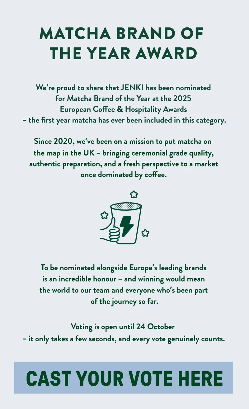 matcha brand of the year award