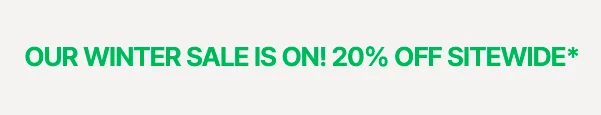 20% OFF WINTER SALE