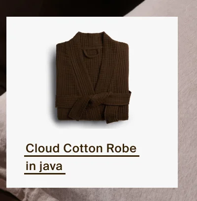 Shop Cloud Cotton Robe in Java