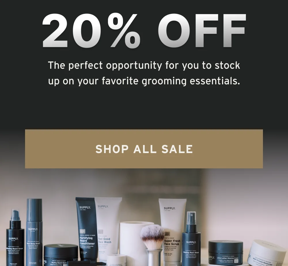 Don’t forget our Father’s Day Sale, which is still going.  35% Off Razor Sets			20% Off Shave Accessories  [ Start Shopping ]