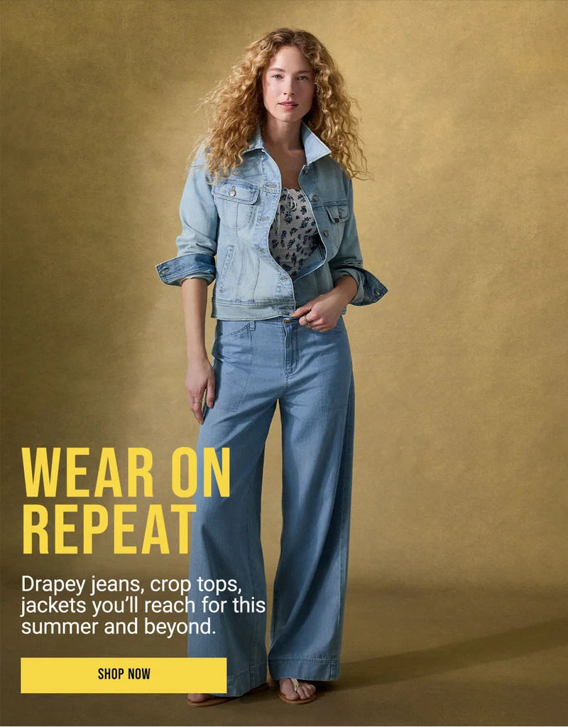 Wear On Repeat Drapey Jeans, Crop Tops, Jackets You’ll Reach For This  Summer And Beyond. Shop Now