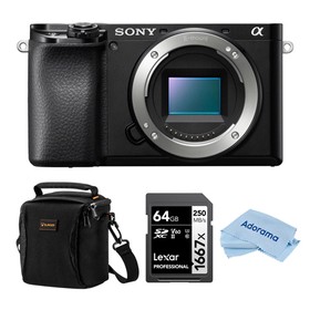 Sony Alpha a6100 Mirrorless Camera, Bundle with Included Value