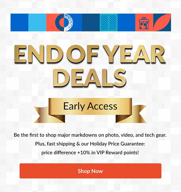 END OF YEAR DEALS | Early Access | Shop Now