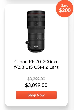 Canon RF 70-200mm f/2.8 L IS USM Z Lens