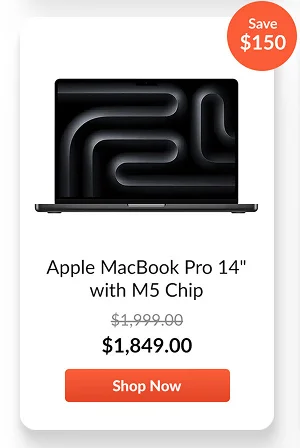 Apple MacBook Pro 14inches with M5 Chip