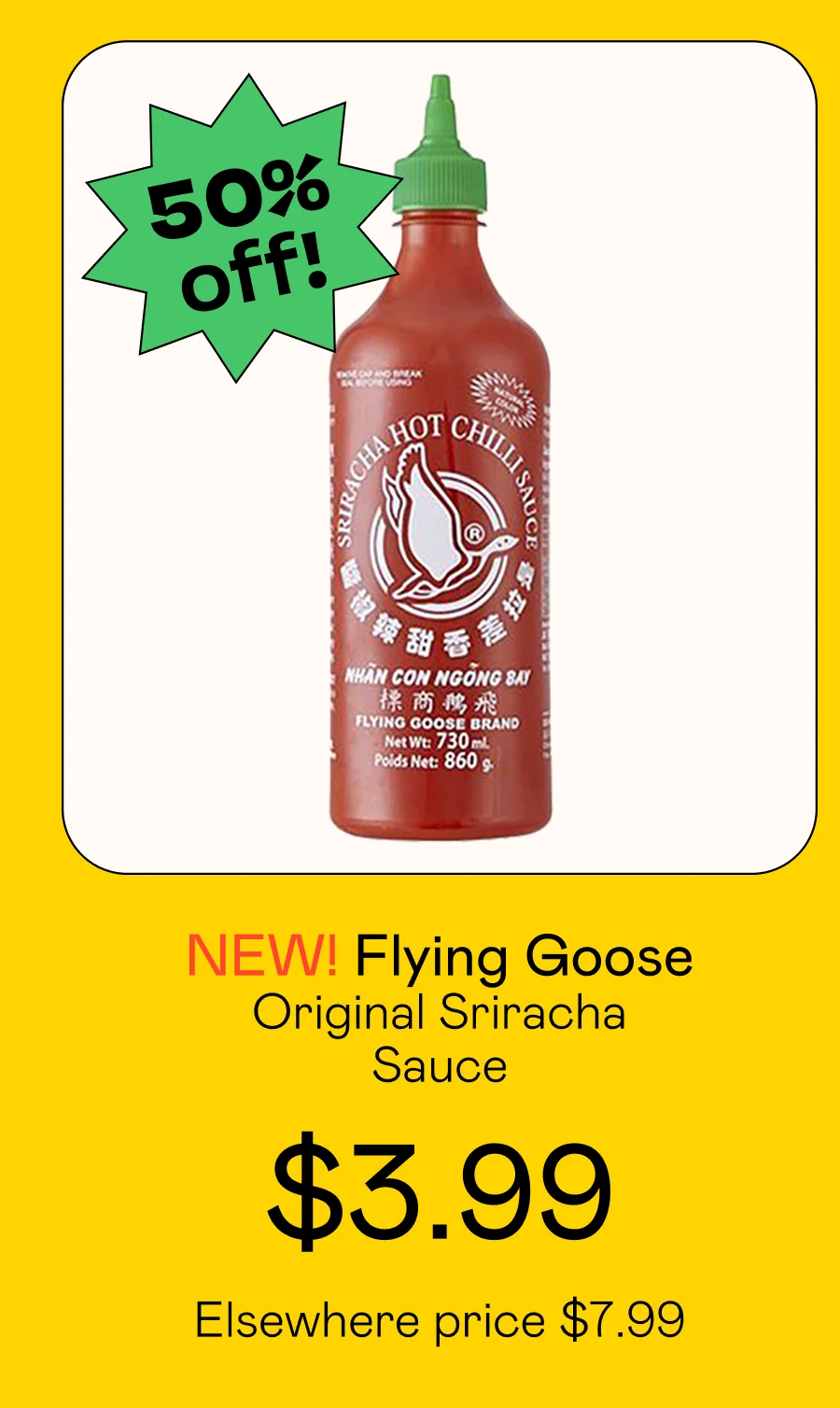 Original Sriracha Sauce