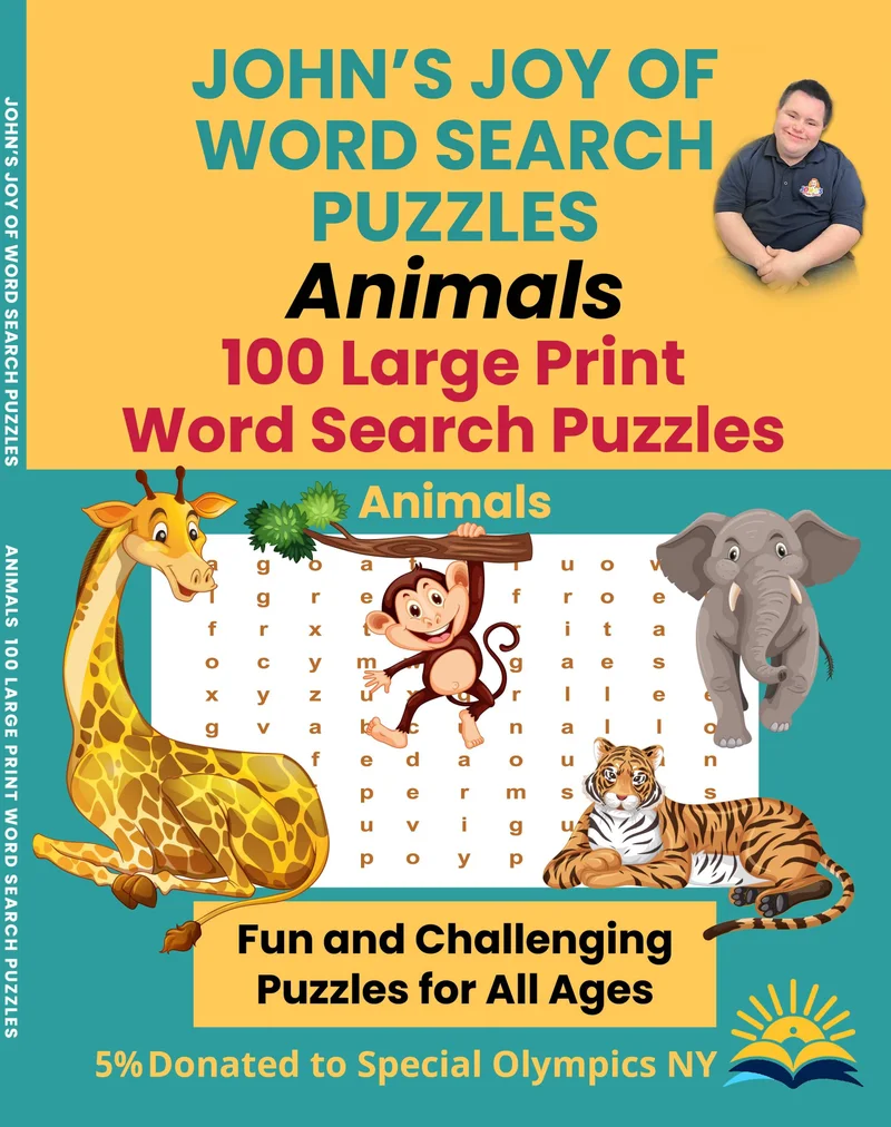 Image of John's Joy of Word Search Puzzles: Animal Themes Edition