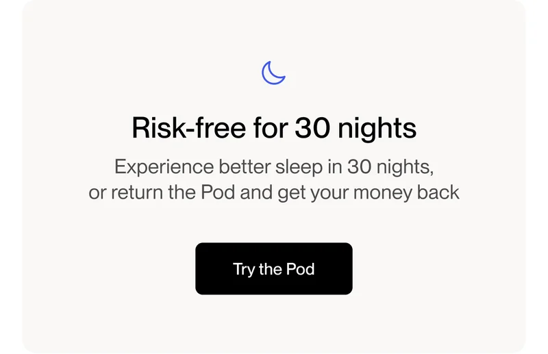 Risk-free for 30 nights