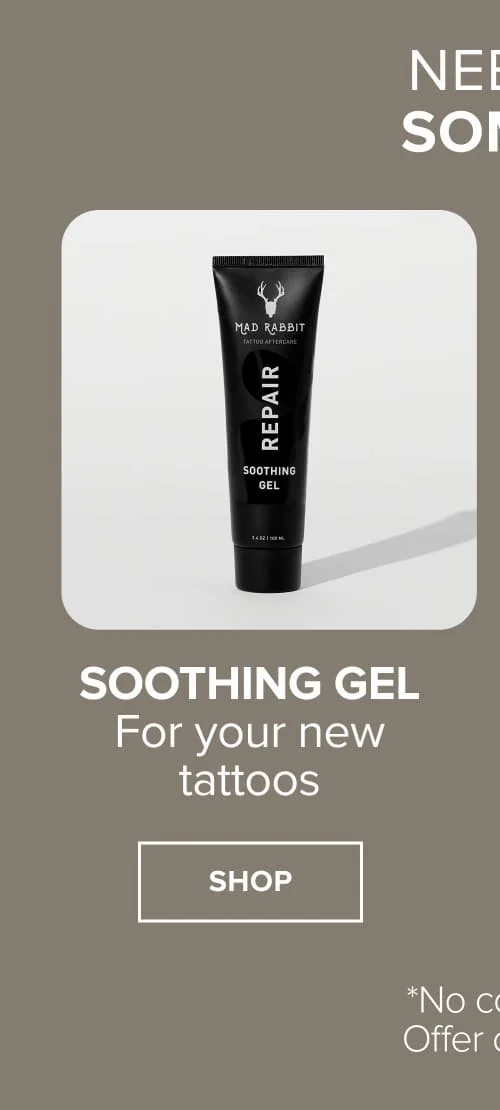 soothing gel - shop now