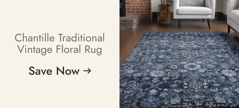 Indoor/ Outdoor Chantille Traditional Vintage Floral Rug
