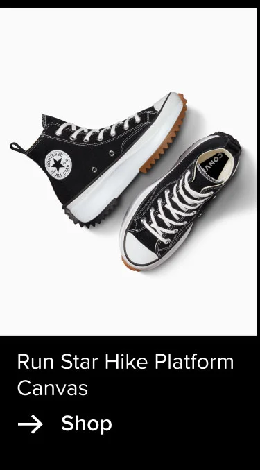 Shop Run Star Hike Platform Canvas