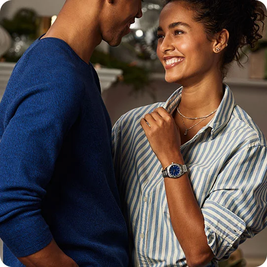 Woman wearing Silhouette Crystal Citizen watch