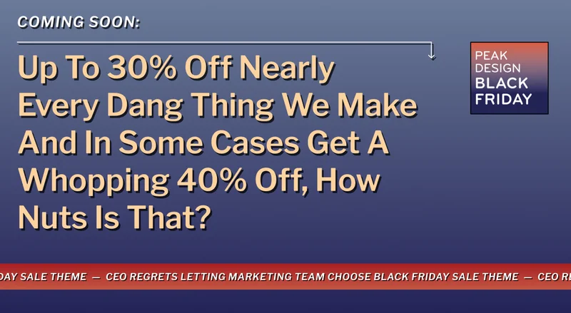 Coming soon: up to 30% off