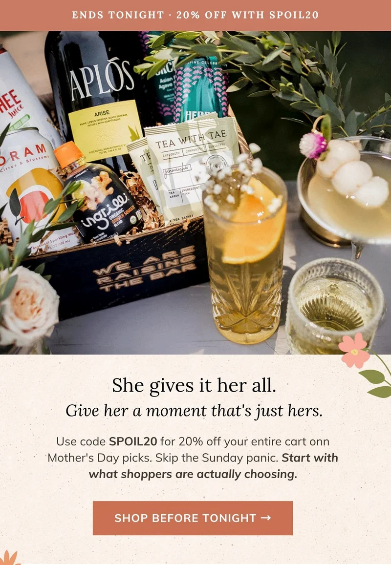 Shop 20% Off Mother's Day Gifts