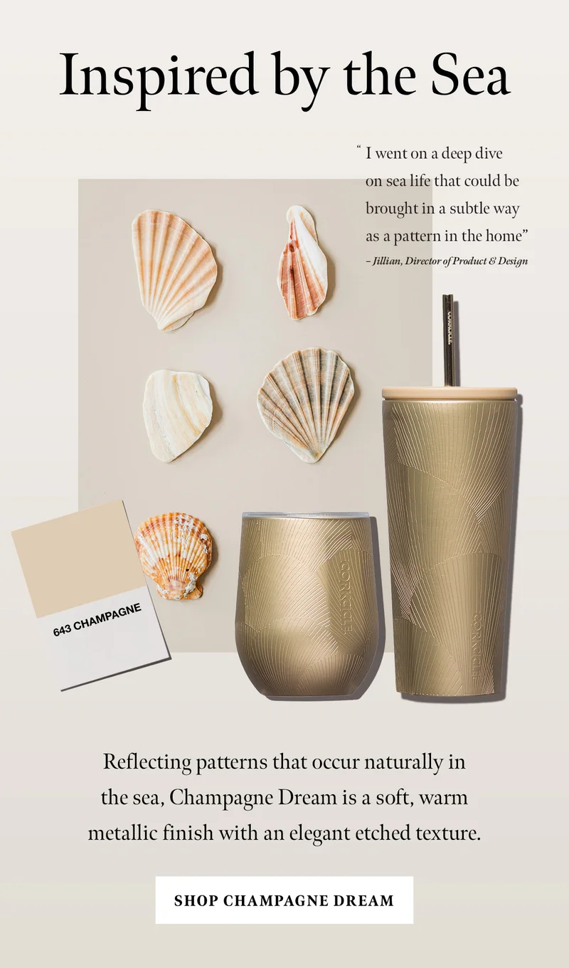 New Champagne Dreams collection inspired by the sea