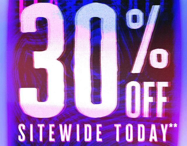 Flash Sale 30% Off Sitewide Today Not Combinable with Other Offers Shop Now