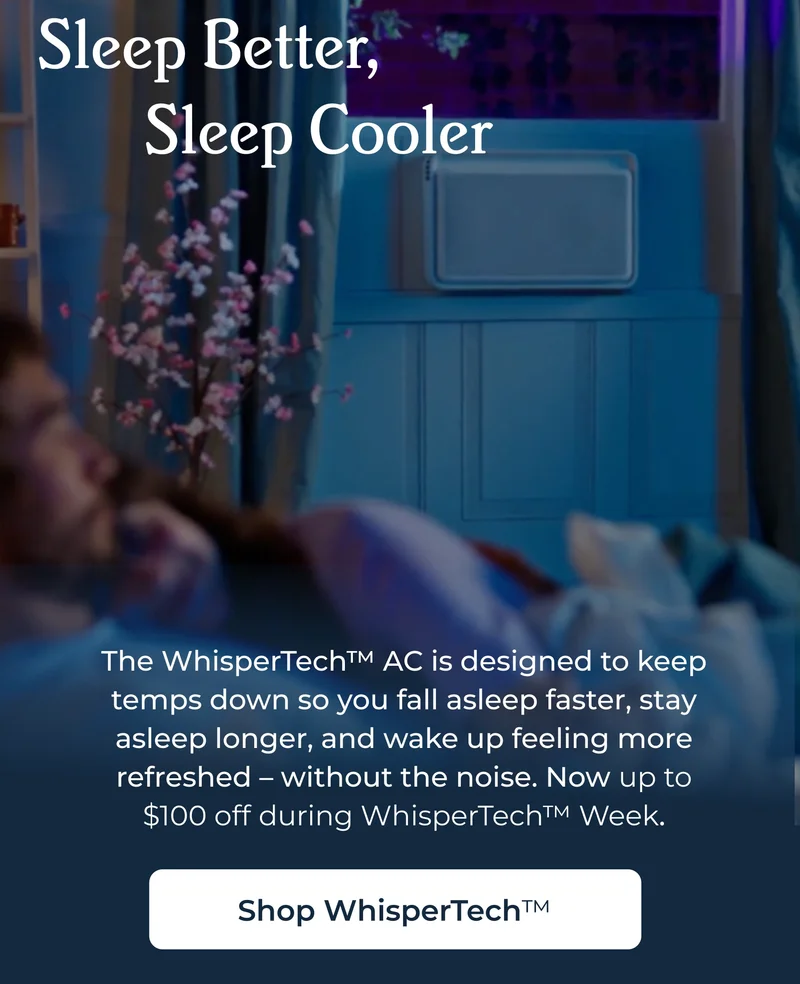 Sleep Better, Sleep Cooler | Shop WhisperTech™
