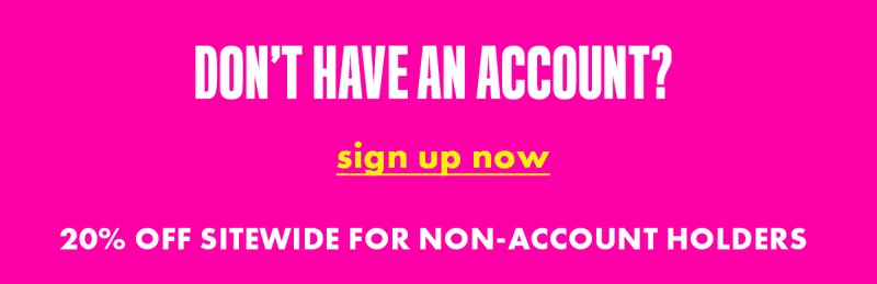 Don't have an account? Sign up now