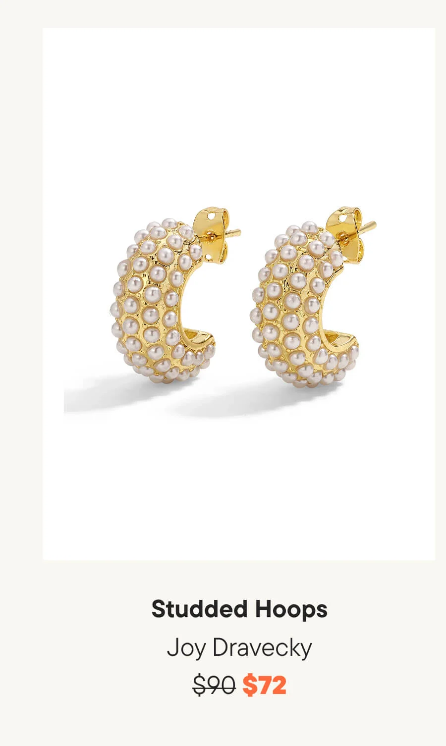 Joy Dravecky Studded Hoops Joy Dravecky Studded Hoops