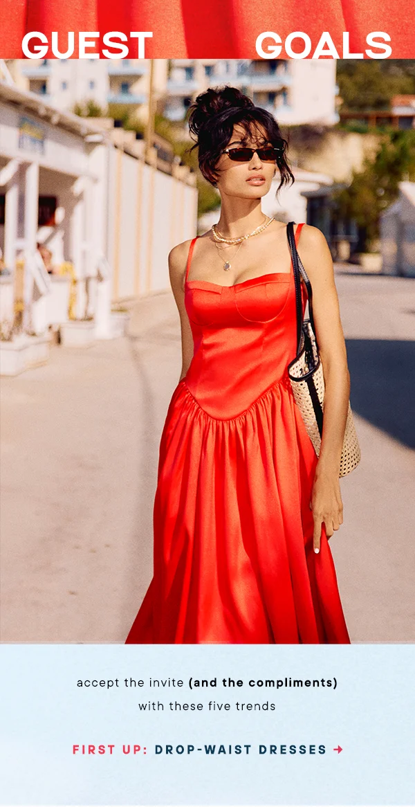 Drop waist dresses